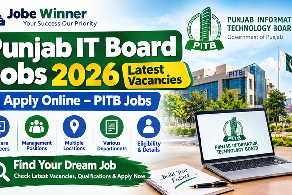 Punjab IT Board Jobs 2026 – Latest PITB Vacancies & Apply Online