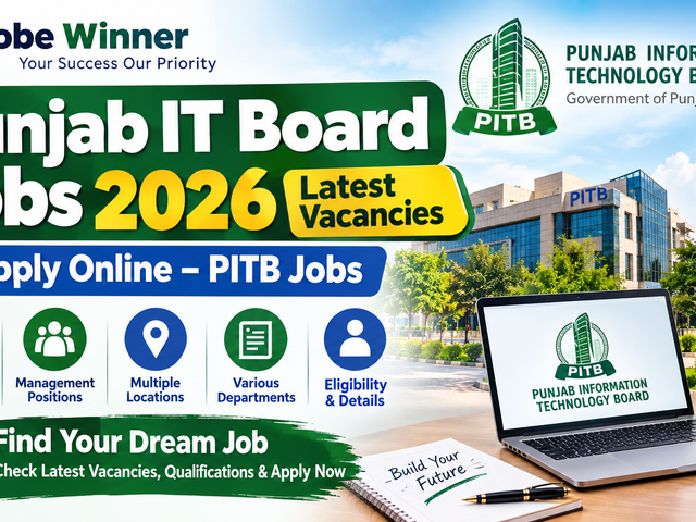 Punjab IT Board Jobs 2026 – Latest PITB Vacancies & Apply Online