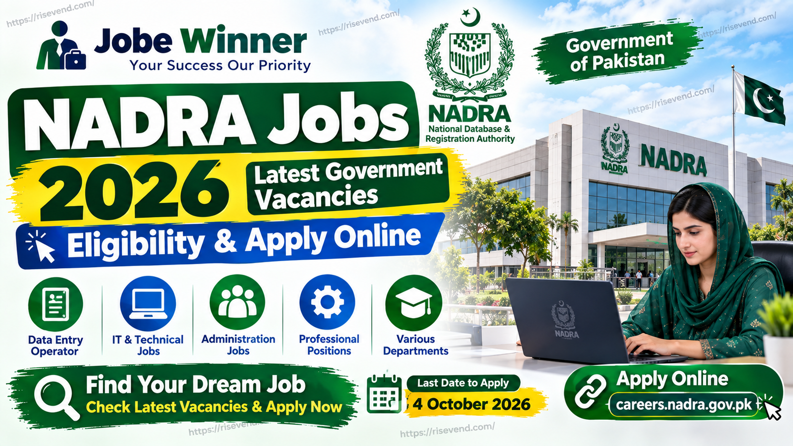 NADRA Jobs 2026 – Latest Government Vacancies, Eligibility & Apply Online