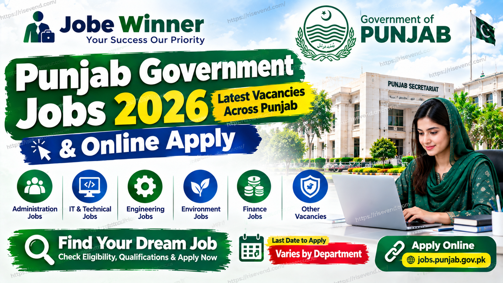 Punjab Government Jobs 2026 – Latest Vacancies Across Punjab & Online Apply