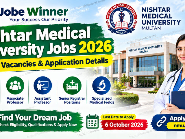 Nishtar Medical University Jobs 2026 – Latest Vacancies & Application Details