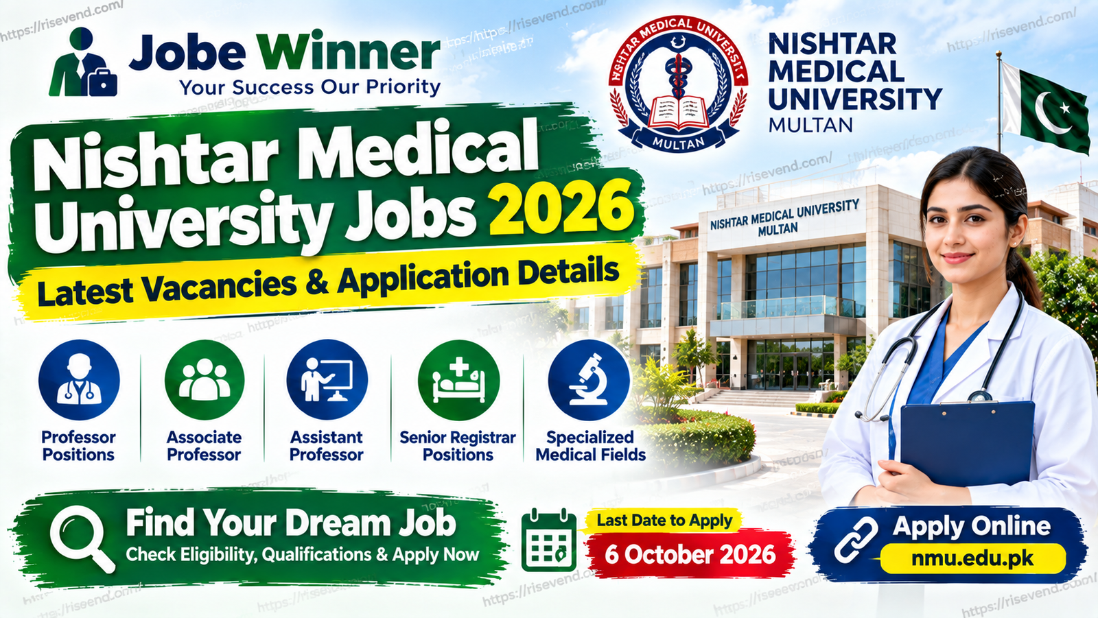 Nishtar Medical University Jobs 2026 – Latest Vacancies & Application Details
