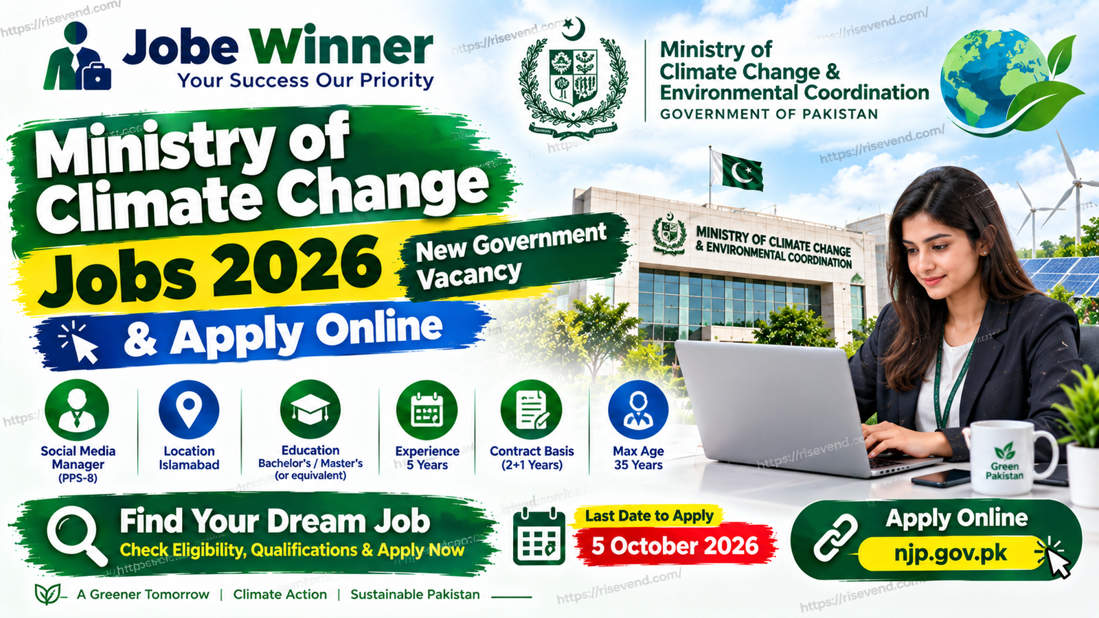 Ministry of Climate Change Jobs 2026 – New Government Vacancy & Apply Online